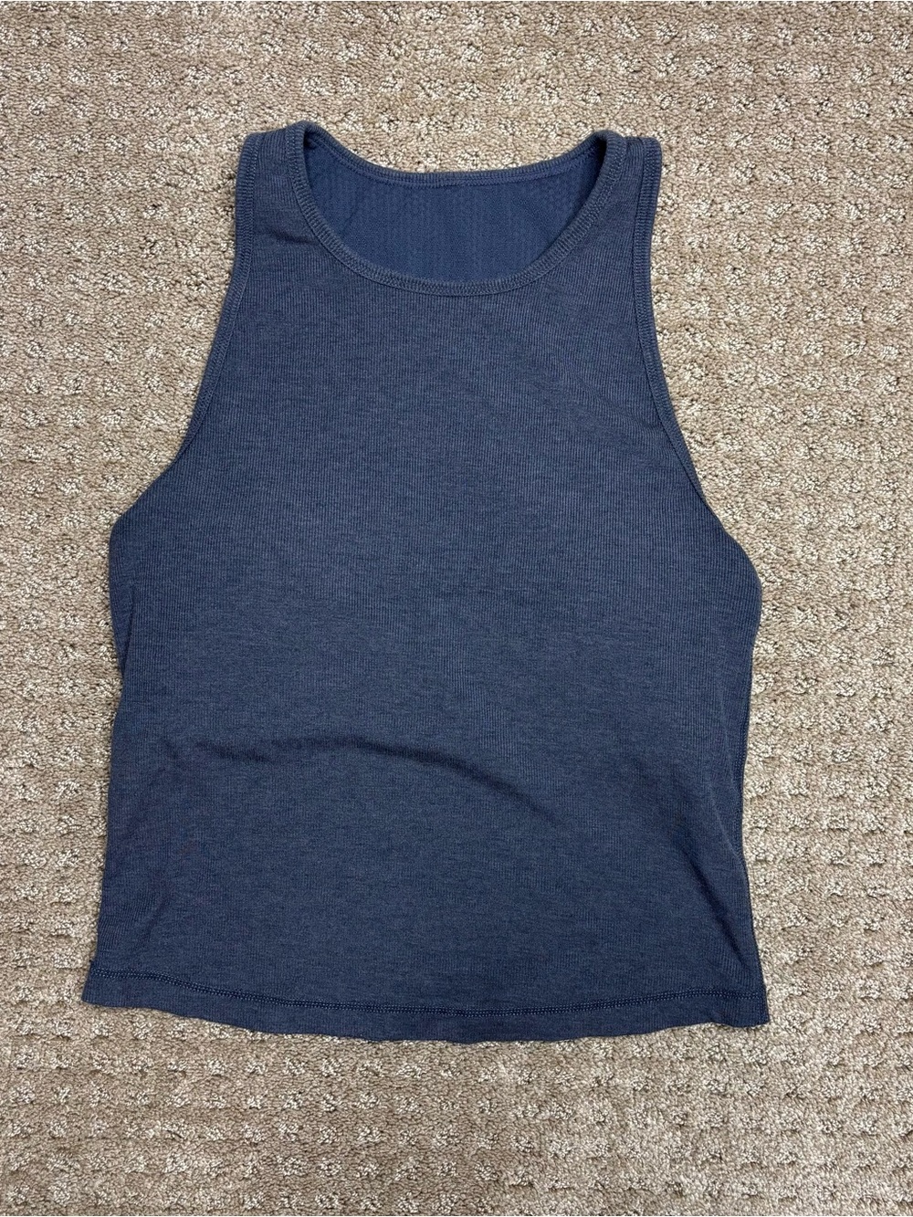 Vuori Pose Plyo Ribbed Cropped Tank